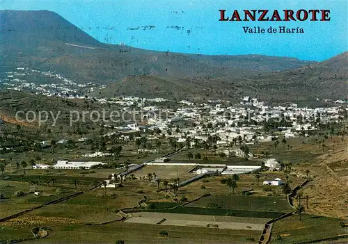 AK / Ansichtskarte Lanzarote_Kanarische Inseln_ES Fliegeraufnahme Valle de Haria 