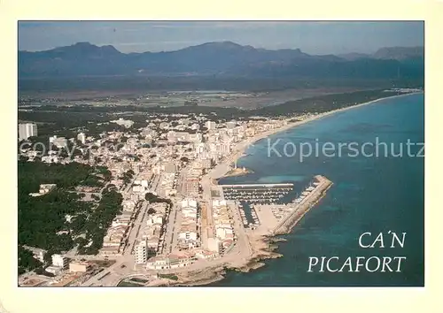 AK / Ansichtskarte Can_Picafort_Mallorca_ES Fliegeraufnahme 