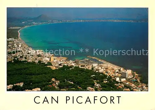 AK / Ansichtskarte Can_Picafort_Mallorca_ES Fliegeraufnahme 