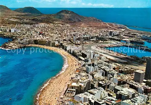 AK / Ansichtskarte Las_Palmas_Gran_Canaria Fliegeraufnahme Las_Palmas_Gran_Canaria