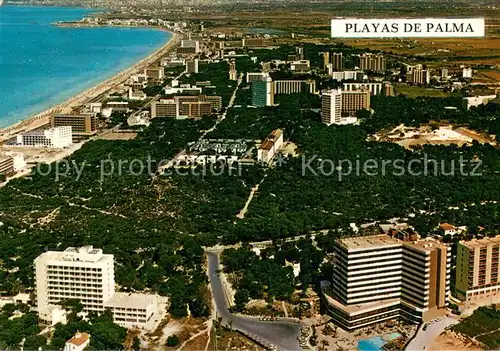 AK / Ansichtskarte Playa_de_Palma_Mallorca Fliegeraufnahme Playa_de_Palma_Mallorca
