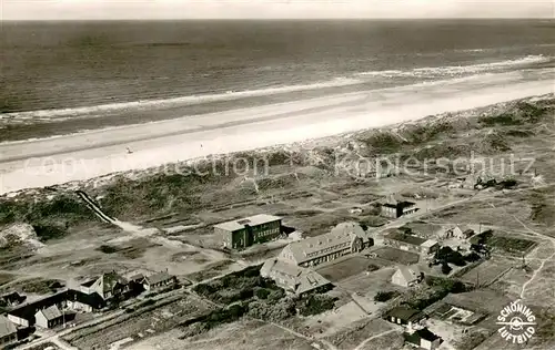 AK / Ansichtskarte Juist_Nordseebad Jugendherberge Strand Juist_Nordseebad
