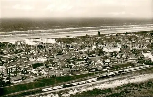AK / Ansichtskarte Juist_Nordseebad Fliegeraufnahme Juist_Nordseebad