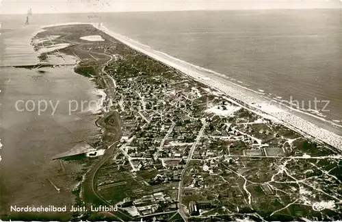 AK / Ansichtskarte Juist_Nordseebad Fliegeraufnahme Juist_Nordseebad