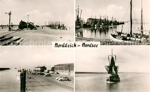 AK / Ansichtskarte Norddeich__Norden_Nordseebad Hafen Fischkutter 