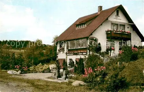 AK / Ansichtskarte Roetenbach_Baden Gaestehaus Pension Haus Waldfrieden im Schwarzwald Roetenbach_Baden