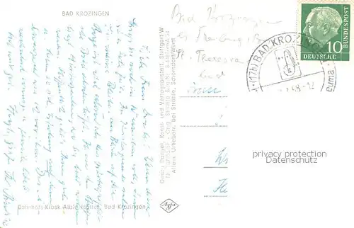 AK / Ansichtskarte Bad_Krozingen Kurort Blick zum Schwarzwald Bad_Krozingen