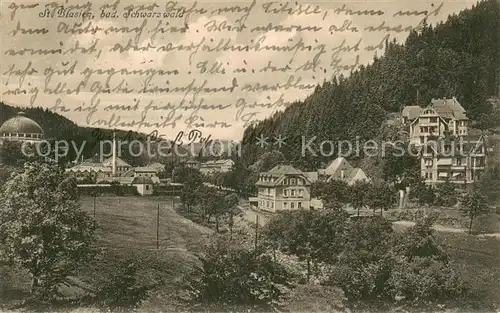 AK / Ansichtskarte St_Blasien Kurort im Schwarzwald St_Blasien