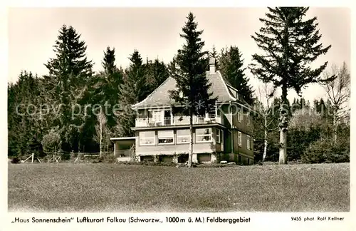 AK / Ansichtskarte Falkau Gaestehaus Pension Haus Sonnenschein Feldberggebiet Schwarzwald Falkau