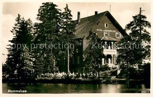 AK / Ansichtskarte Kappelrodeck Hotel Mummelsee Kappelrodeck