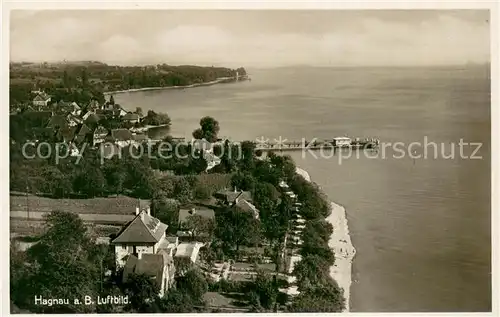AK / Ansichtskarte Hagnau_Bodensee Fliegeraufnahme Hagnau Bodensee