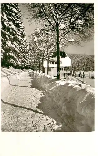 AK / Ansichtskarte Friedenweiler Kinderheim Waldheim Winterlandschaft Schwarzwald Friedenweiler