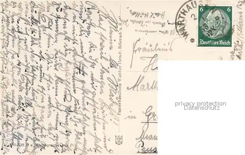 AK / Ansichtskarte Biberach_Riss Ansicht vom Waldrand aus Biberach Riss