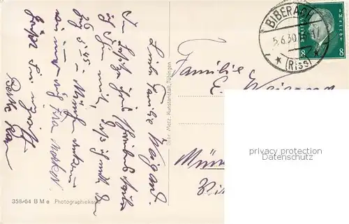 AK / Ansichtskarte Biberach_Riss Ulmer Tor Biberach Riss