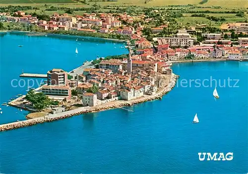 AK / Ansichtskarte Umag_Umago_Istrien Fliegeraufnahme Umag_Umago_Istrien