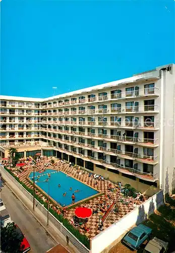 AK / Ansichtskarte Lloret_de_Mar Hotel President Park m. Pool Lloret_de_Mar