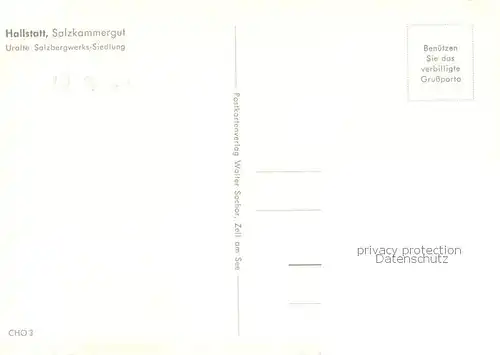 AK / Ansichtskarte Hallstatt_Austria Uralte Salzbergwerks Siedlung 