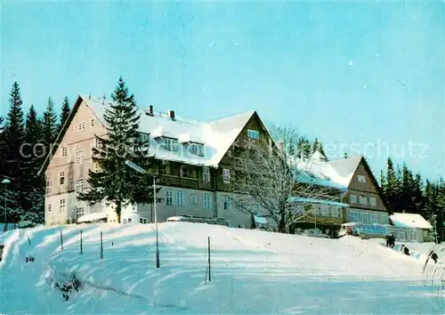 AK / Ansichtskarte Karpacz_Krummhuebel_PL Hotel goerski Orlinek Winter Schnee 