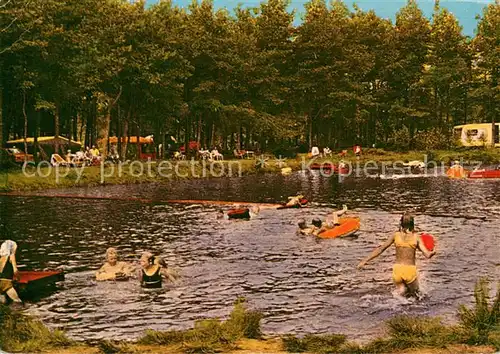 AK / Ansichtskarte Rolde_NL Familien Camping Reservaat Diana Heide Amen  Partie im Wasser 