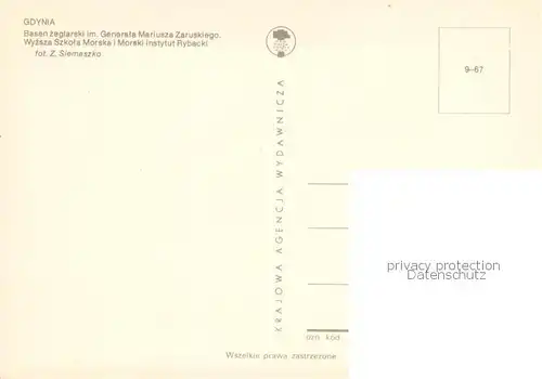 AK / Ansichtskarte Gdynia_Gotenhafen_PL Hafen Ansicht 