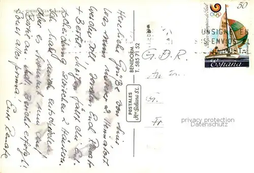 AK / Ansichtskarte Torrevieja_ES Fliegeraufnahme Strand 