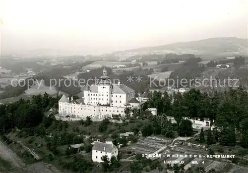 AK / Ansichtskarte Kefermarkt Fliegeraufnahme Schloss Weinberg Kefermarkt