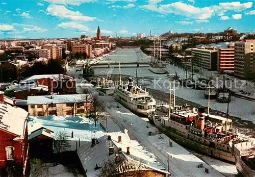 AK / Ansichtskarte Turku_Abo_Suomi Hafen Ansicht 