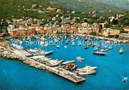 AK / Ansichtskarte San_Margherita_Ligure_IT Fliegeraufnahme Hafen Ansicht 