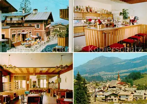 AK / Ansichtskarte Fieberbrunn_Tirol Gasthof Pension Metzgerwirt Teilansichten Fieberbrunn Tirol