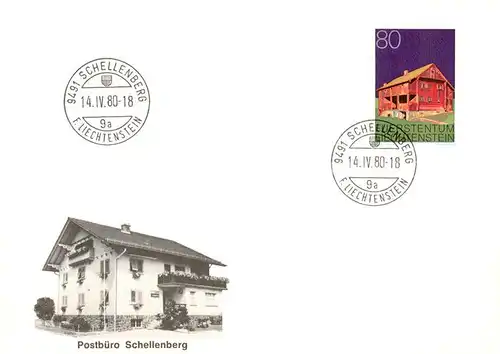 AK / Ansichtskarte Schellenberg_Liechtenstein_FL Postbuero Schellenberg 