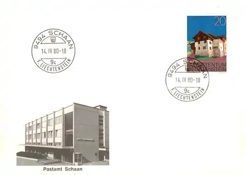 AK / Ansichtskarte Schaan_Liechtenstein_FL Postamt Schaan 
