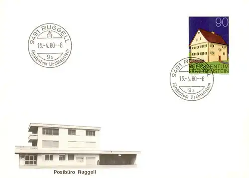 AK / Ansichtskarte Ruggell_Liechtenstein_FL Postbuero Ruggell 
