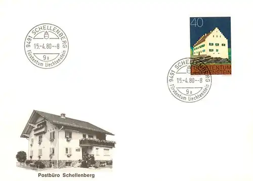 AK / Ansichtskarte Schellenberg_Liechtenstein_FL Postbuero Schellenberg 