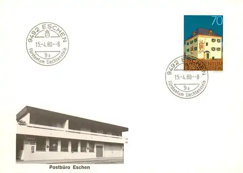 AK / Ansichtskarte Eschen_Liechtenstein_FL Postbuero Eschen 