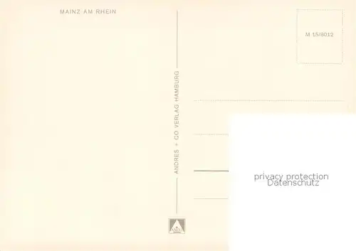 AK / Ansichtskarte Mainz__Rhein Panorama 