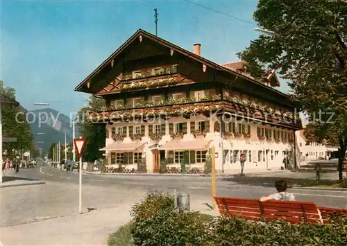 AK / Ansichtskarte Oberammergau Hotel Wolf Oberammergau
