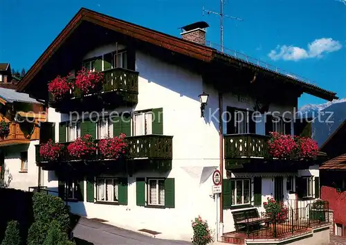 AK / Ansichtskarte Mittenwald_Bayern Haus Karner Mittenwald Bayern