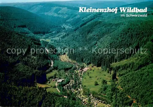 AK / Ansichtskarte Wildbad_Schwarzwald Schwarzwald Camping Kleinenzhof Fliegeraufnahme Wildbad_Schwarzwald