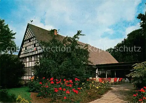 AK / Ansichtskarte Bad_Iburg Restaurant Cafe Jaegerhof Bad_Iburg