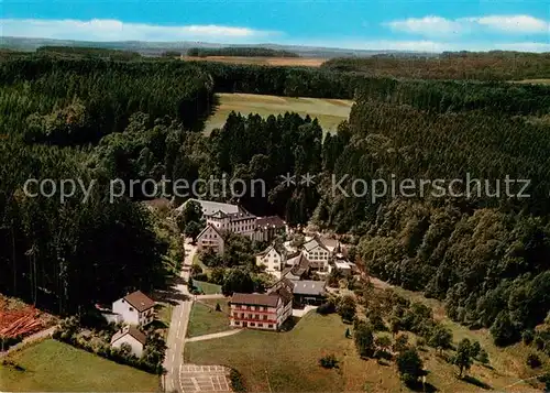 AK / Ansichtskarte Marienthal_Westerwald Haus Elisabeth Pension Restaurant Fliegeraufnahme Marienthal_Westerwald