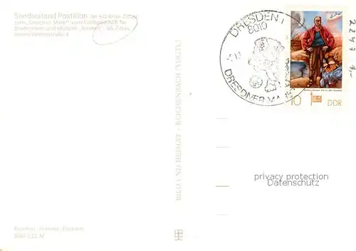 AK / Ansichtskarte Zittau Sonderstand Postillon am Dresdner Markt Zittau