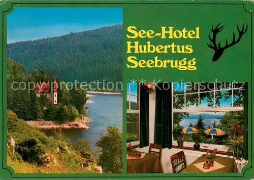 AK / Ansichtskarte Seebrugg See Hotel Hubertus Gaststube Seebrugg