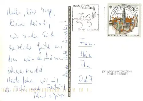 AK / Ansichtskarte Bonndorf_Schwarzwald Landhaus Walkenmuehle Terrasse Gaestezimmer Bonndorf Schwarzwald