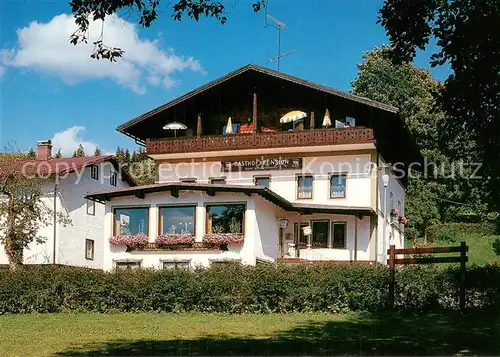 AK / Ansichtskarte Buchenau_Niederbayern Gasthof Pension Zum Latschensee Buchenau Niederbayern