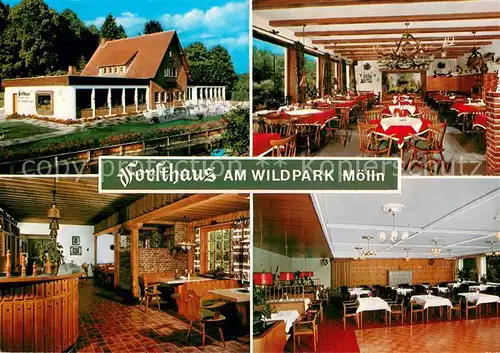 AK / Ansichtskarte Moelln__Lauenburg Forsthaus am Wildpark Gastraeume 