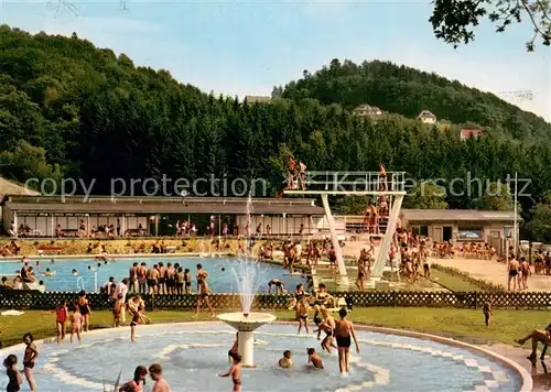 AK / Ansichtskarte Lindenfels_Odenwald Freibad Lindenfels Odenwald