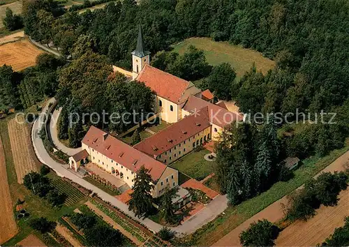 AK / Ansichtskarte Schwarzenfels Passionistenkloster mit Miesbergkirche Fliegeraufnahme Schwarzenfels