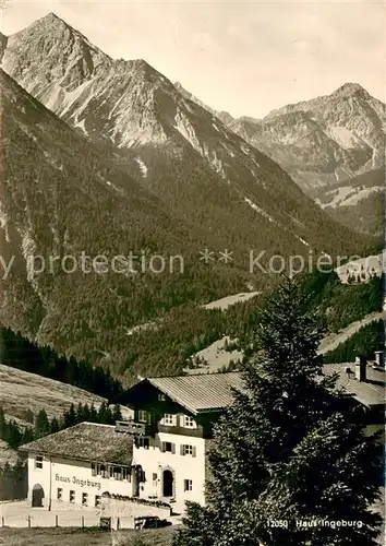 AK / Ansichtskarte Oberjoch Hotel Haus Ingeburg auf der Hoehe Oberjoch