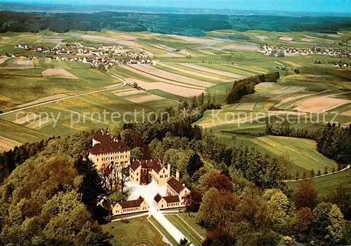 AK / Ansichtskarte Guenzburg Schloss Seifriedsberg Fliegeraufnahme Guenzburg