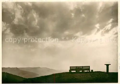 AK / Ansichtskarte Balingen Balinger Berge Abendstimmung am Boellat Balingen
